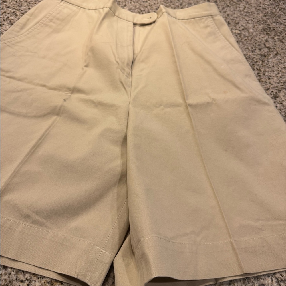 Faconnable Cream Women's Shorts
